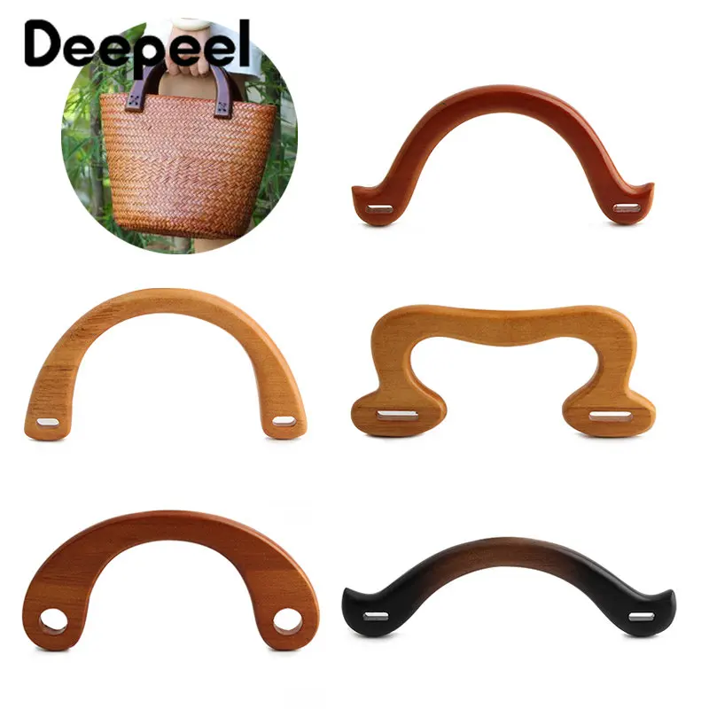 2Pcs Deepeel 15/18cm Handbag Wood Kiss Clasp Wooden Handle Handmade Purse Frames Sewing Brackets DIY Making Bags Accessories
2Pcs Deepeel 15/18cm Handbag Wood Kiss Clasp Wooden Handle Handmade Purse Frames Sewing Brackets DIY Making Bags Accessories
