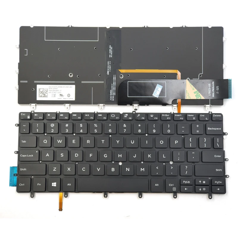 Новинка для Dell XPS 13 9370 9380 13-9370 13-9380 Клавиатура для ноутбука серии US черная с подсветкой 03CM18
Новинка для Dell XPS 13 9370 9380 13-9370 13-9380 Клавиатура для ноутбука серии US черная с подсветкой 03CM18