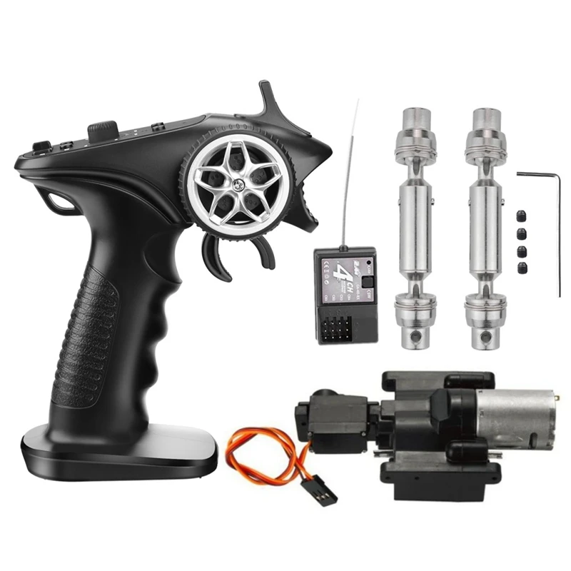 2 Speed Gearbox Drive Shaft 4 Channel Remote Control Receiver Set for WPL C14 C24 B36 MN D90 MN99S RC Car Upgrade Parts
2 Speed Gearbox Drive Shaft 4 Channel Remote Control Receiver Set for WPL C14 C24 B36 MN D90 MN99S RC Car Upgrade Parts