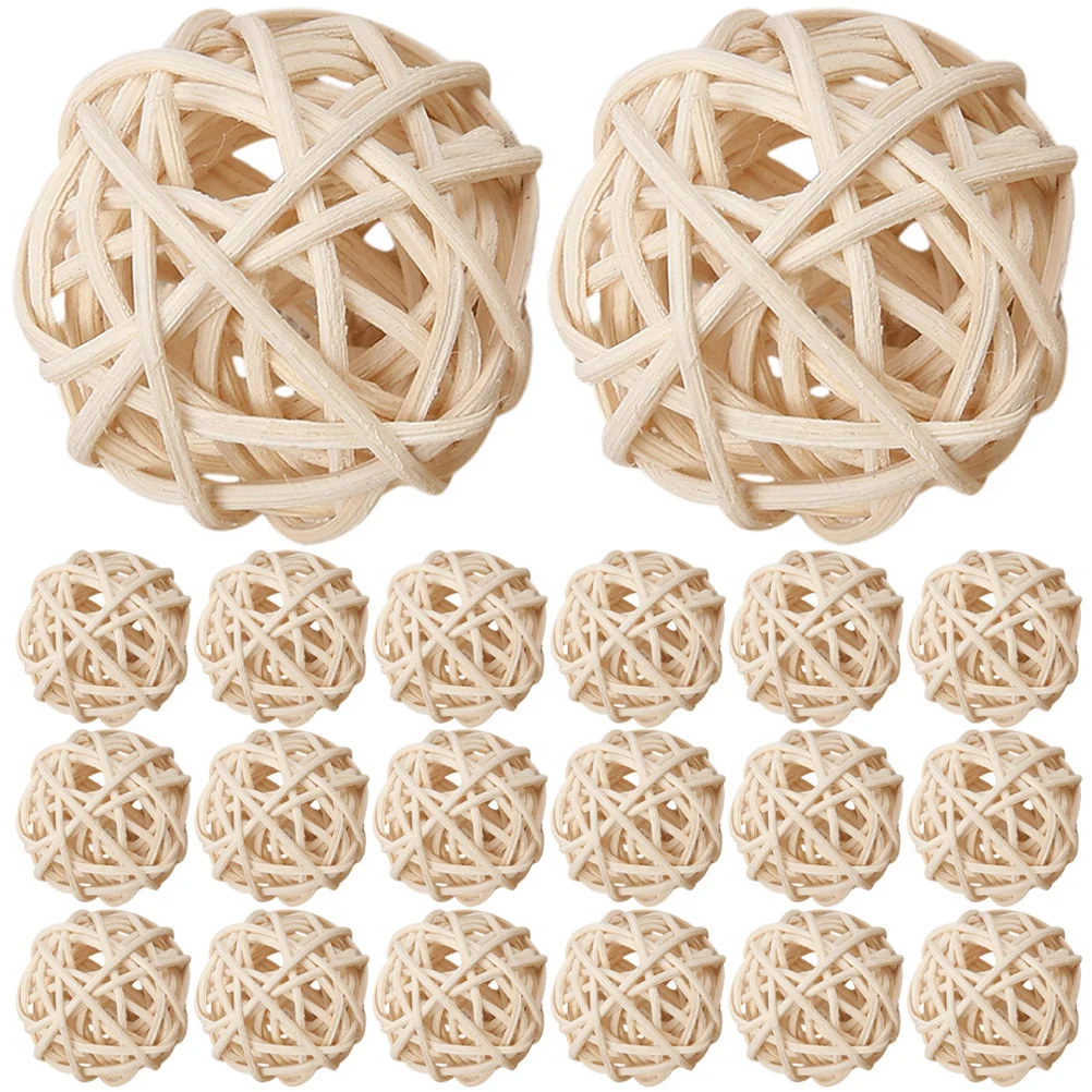 Natural Wicker Rattan Balls Vase Fillers Aromatherapy Rattan Balls for Craft Project Aromatherapy Wedding Table Decoration
Natural Wicker Rattan Balls Vase Fillers Aromatherapy Rattan Balls for Craft Project Aromatherapy Wedding Table Decoration
