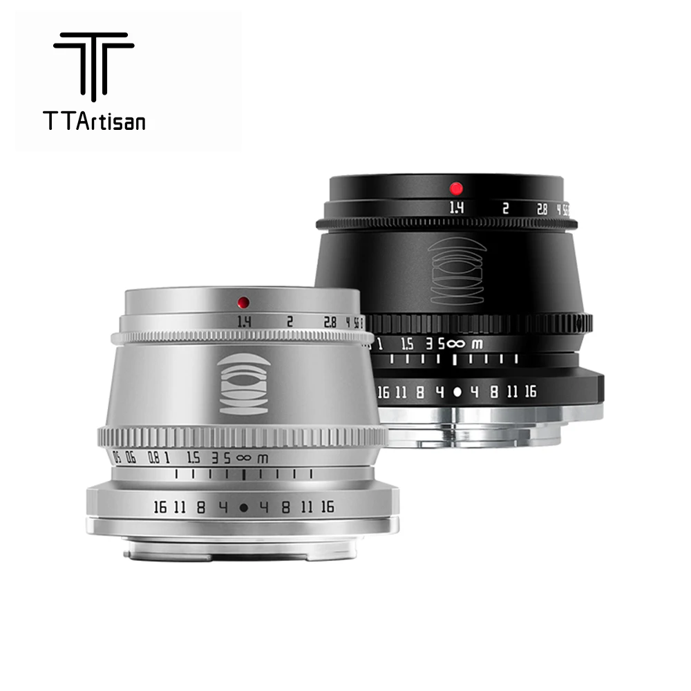 TTArtisan APS-C 35mm F1.4 Prime Lens for Sony E Mount Fujifilm XF for Canon M Leica L Nikon Z Panasonic Olympus M43 Camera Lens
TTArtisan APS-C 35mm F1.4 Prime Lens for Sony E Mount Fujifilm XF for Canon M Leica L Nikon Z Panasonic Olympus M43 Camera Lens