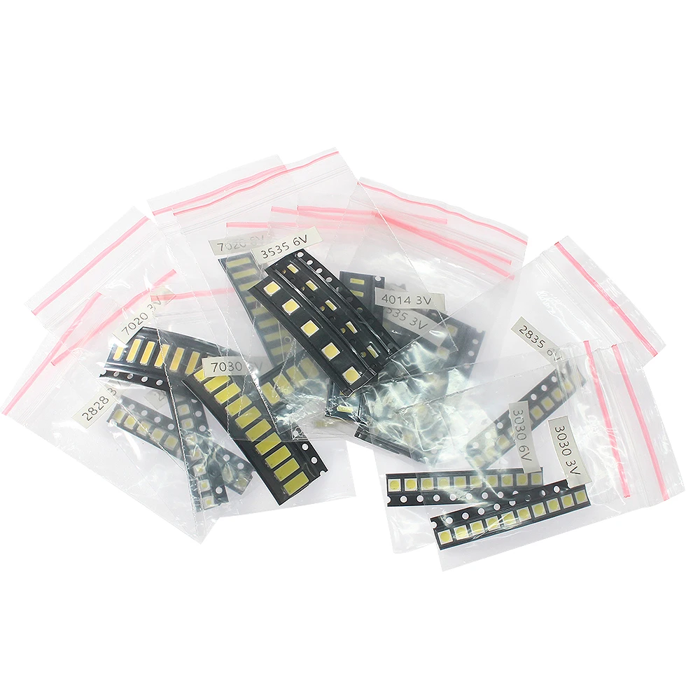 150pcs LEDs Kit 2835 3030 3535 5630 7030 Light Emitting Diode LED Bulb, LCD TV Backlight Beads,15 Types LED Diodes Assorted set
150pcs LEDs Kit 2835 3030 3535 5630 7030 Light Emitting Diode LED Bulb, LCD TV Backlight Beads,15 Types LED Diodes Assorted set