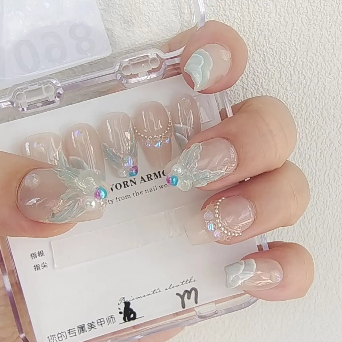 Ins style dreamy blue aurora mermaid pearl manicure cute manicure super fairy pretty party birthday manicure popular manicure
Ins style dreamy blue aurora mermaid pearl manicure cute manicure super fairy pretty party birthday manicure popular manicure