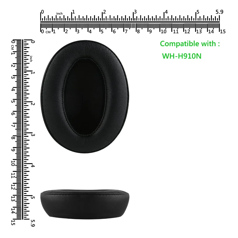 Memory Foam Protein Leather Replacement Ear Pads Muffs Earpads For Sony WH-H910N h.ear on 3 Wireless Noise Cancelling Headphones Memory Foam Protein Leather Replacement Ear Pads Muffs Earpads For Sony WH-H910N h.ear on 3 Wireless Noise Cancelling Headphones