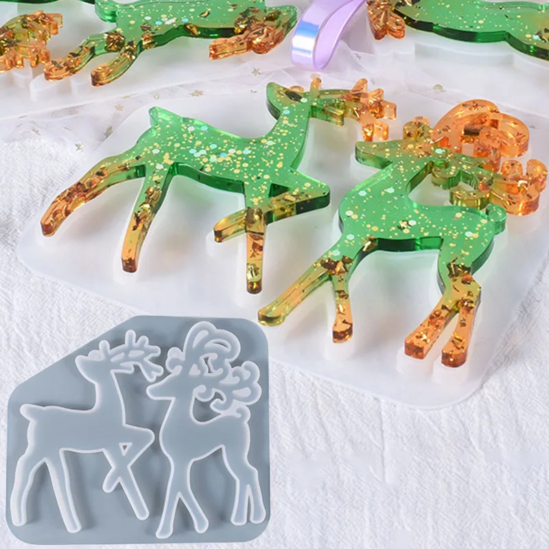 1pcs Christmas Shaped Silicone Mold Diy Epoxy Resin Elk Mold Christmas Elk Xmas Crafts Mould Christmas Tree Pendant Decoration
1pcs Christmas Shaped Silicone Mold Diy Epoxy Resin Elk Mold Christmas Elk Xmas Crafts Mould Christmas Tree Pendant Decoration