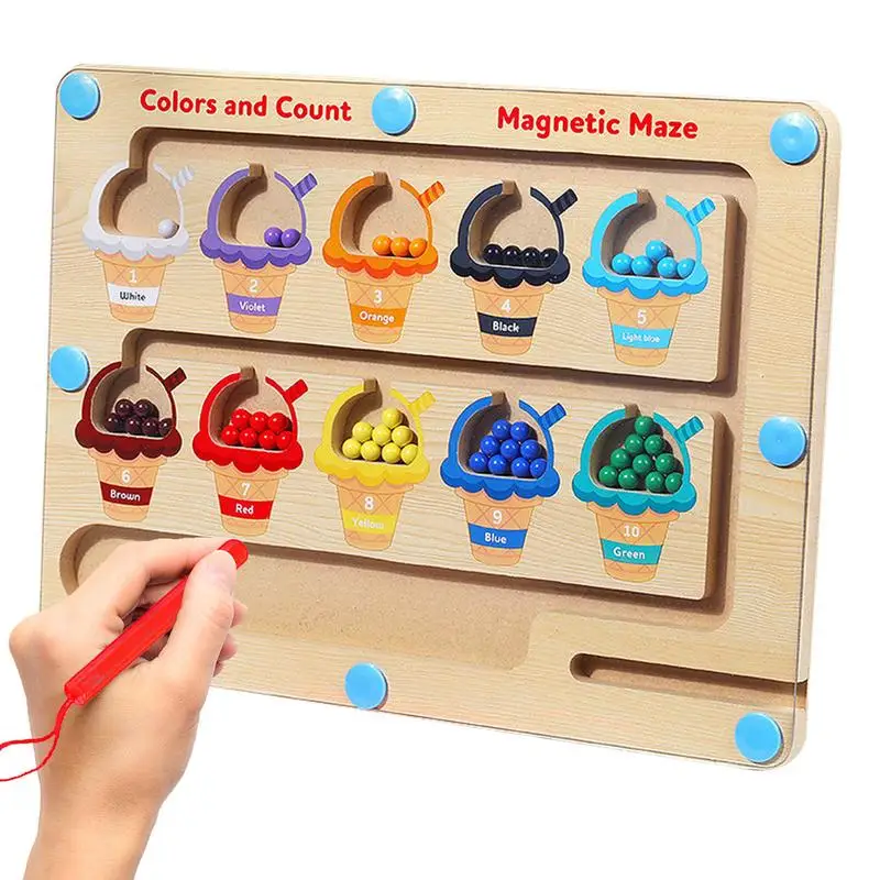 Magnetic Color Maze Board 2-in-1 Magnet Board Puzzles For Kids Preschool Learning Activities Multifunctional Early Education
Magnetic Color Maze Board 2-in-1 Magnet Board Puzzles For Kids Preschool Learning Activities Multifunctional Early Education