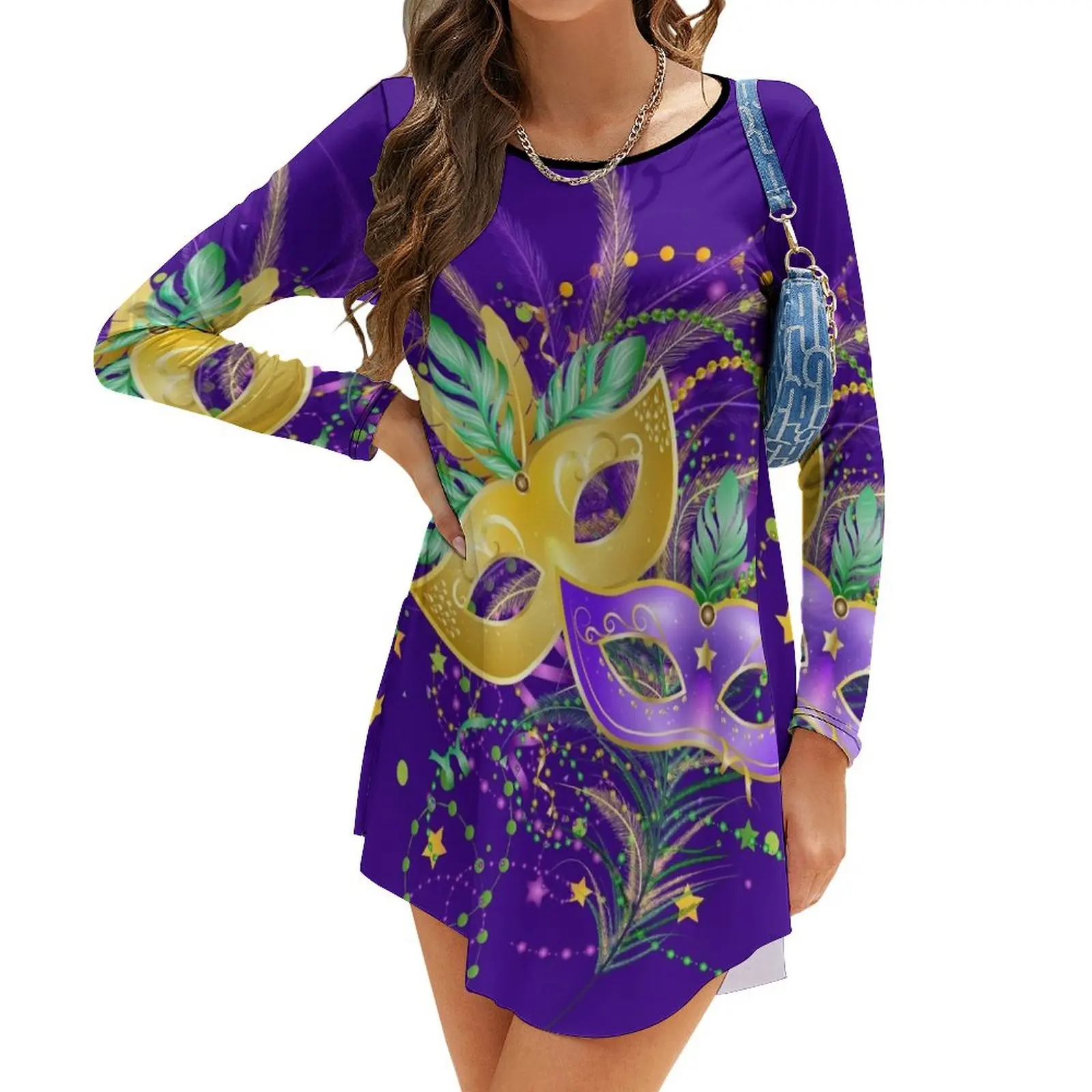 Mardi Gras Celebration Long-Sleeve Dress dresses for prom Women's clothing luxury woman party dress
Mardi Gras Celebration Long-Sleeve Dress dresses for prom Women's clothing luxury woman party dress