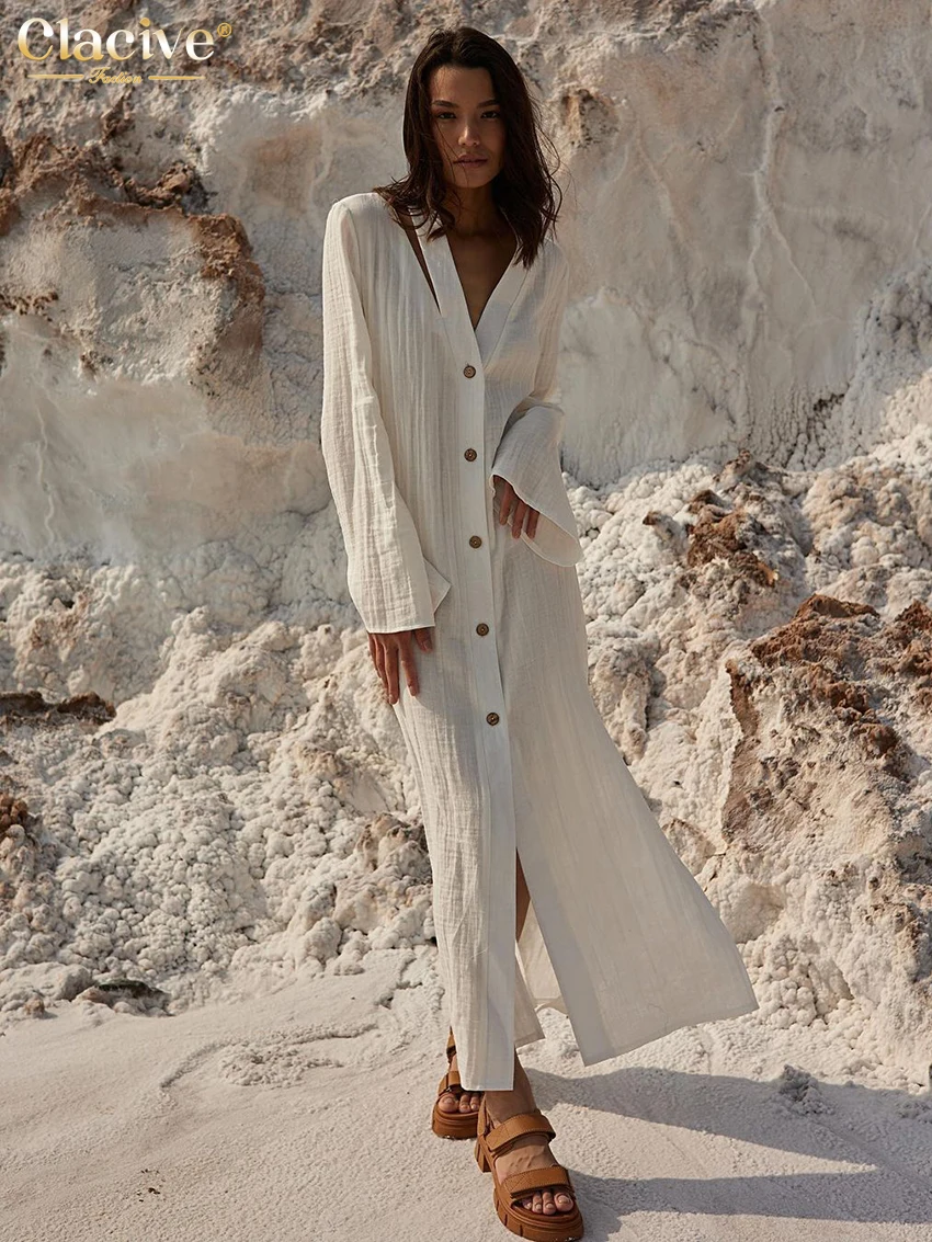 BabYoung Fashion Beige Cotton Womens Dresses 2024 Sexy V-Neck Long Sleeve Ankle Length Elegant Classic Slit Female Dress
BabYoung Fashion Beige Cotton Womens Dresses 2024 Sexy V-Neck Long Sleeve Ankle Length Elegant Classic Slit Female Dress