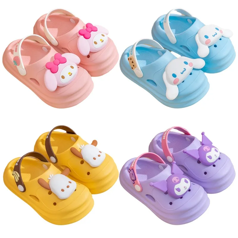 Милые детские летние туфли с дырками в стиле аниме My Melody Hellokittys почтовые шлепанцы Kawaii удобные нескользящие шлепанцы пляжные сандалии
Милые детские летние туфли с дырками в стиле аниме My Melody Hellokittys почтовые шлепанцы Kawaii удобные нескользящие шлепанцы пляжные сандалии