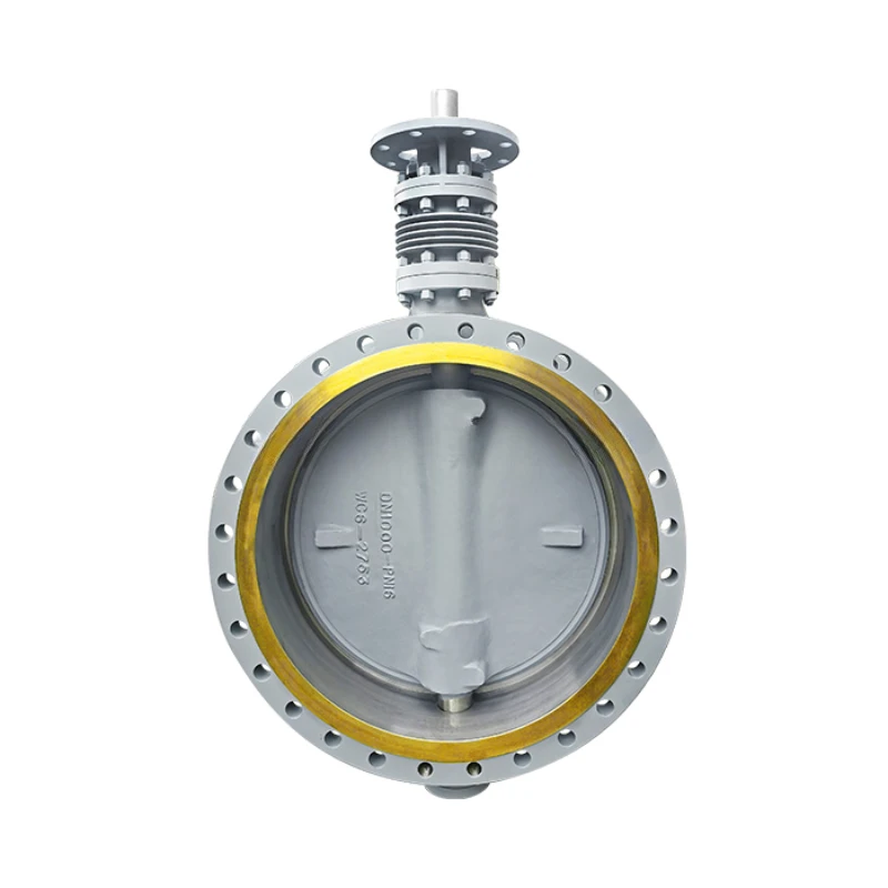 DN1200 High Temperature Triple Eccentric Butterfly Valve Metal and Soft Sealing Inconel Monel
DN1200 High Temperature Triple Eccentric Butterfly Valve Metal and Soft Sealing Inconel Monel