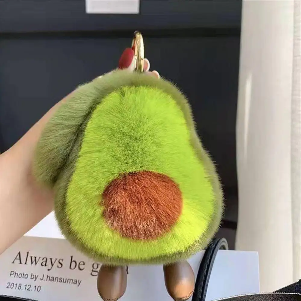Keyring Avocado Bag Ornaments Imitation Wool Metal Ring Women Bag Pendant Hanging Doll Model Key Holder Korean Style Key Chain
Keyring Avocado Bag Ornaments Imitation Wool Metal Ring Women Bag Pendant Hanging Doll Model Key Holder Korean Style Key Chain