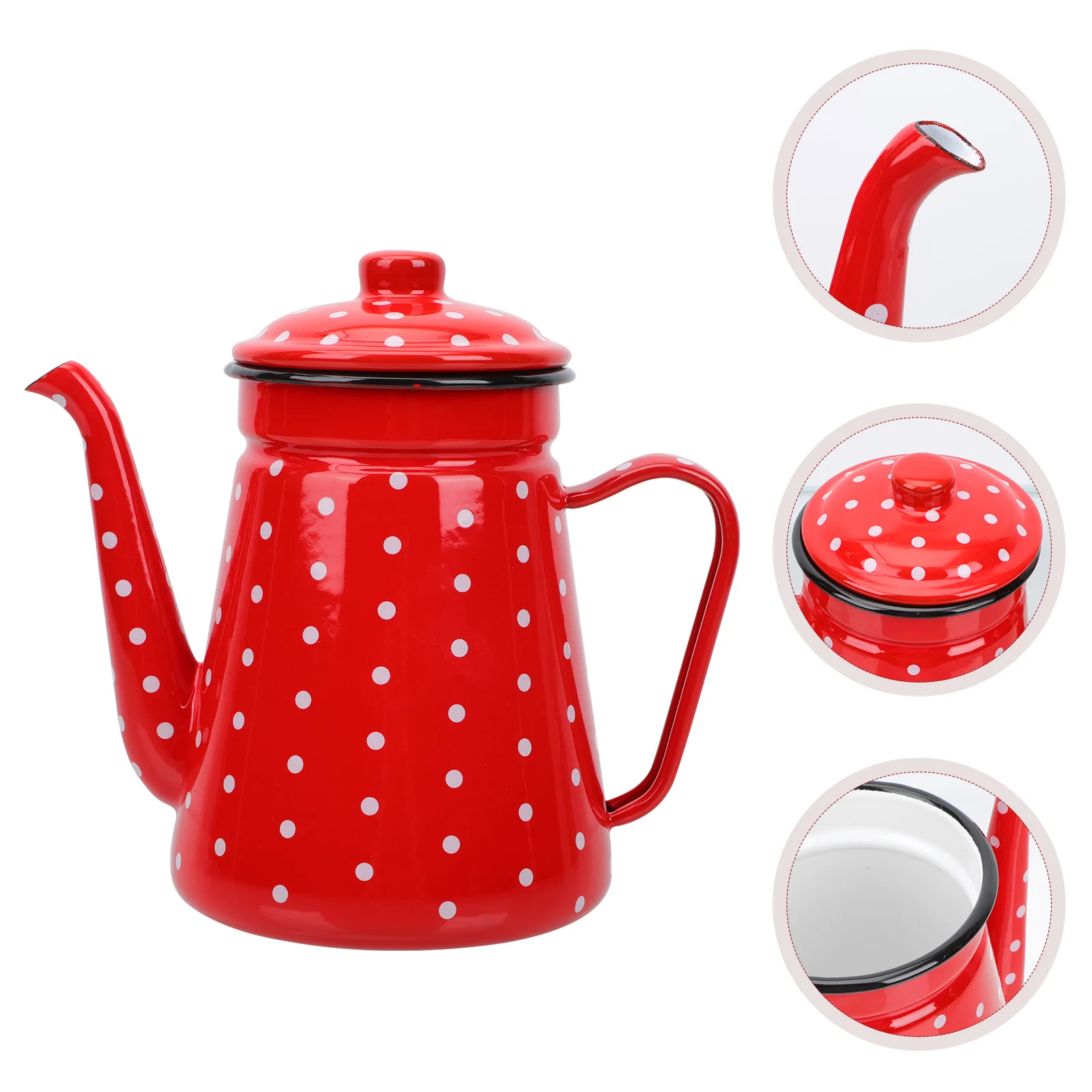 Enamel Pot Household Water Enameled Teakettle Coffee Jug Storage Ceramics Decorative
Enamel Pot Household Water Enameled Teakettle Coffee Jug Storage Ceramics Decorative