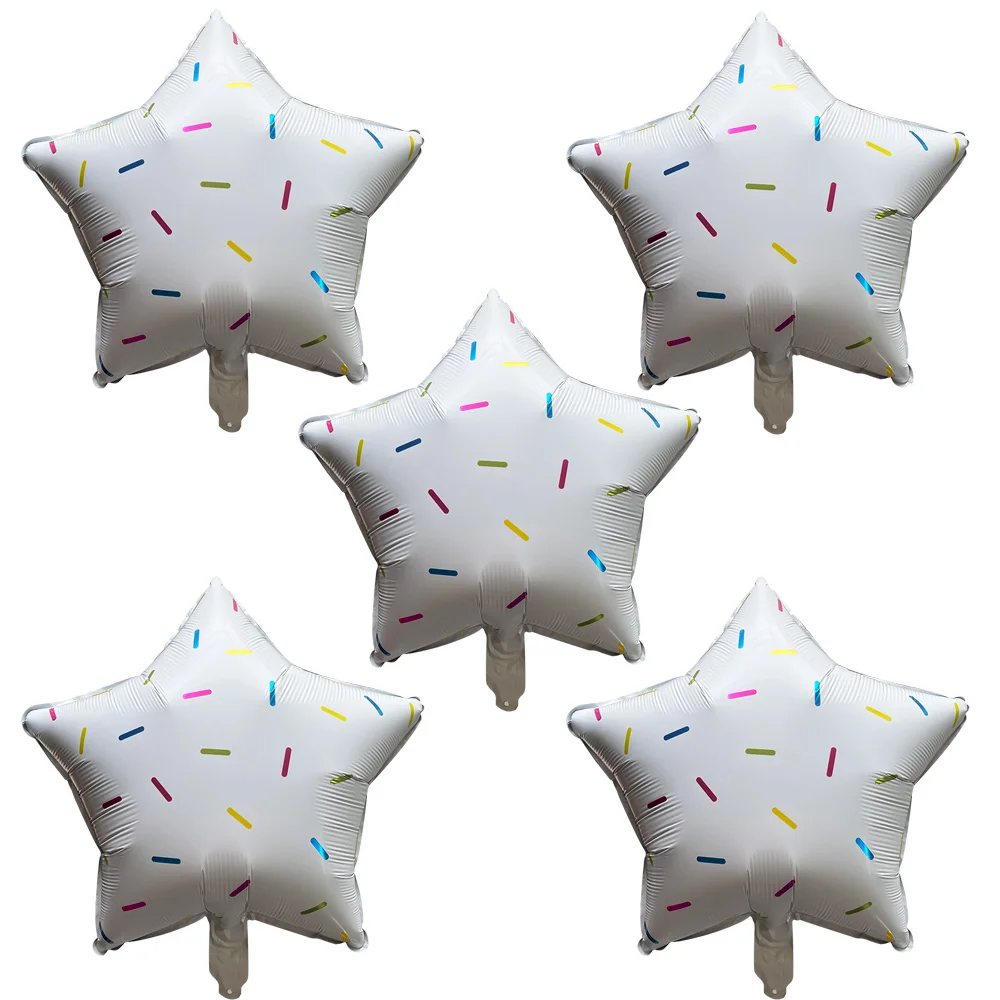 5pcs Donut Party Decoration Balloons White Star Foil Helium Balloon 18 Inch Girl Birthday Decor
5pcs Donut Party Decoration Balloons White Star Foil Helium Balloon 18 Inch Girl Birthday Decor