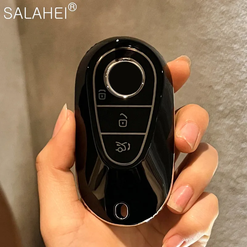 Full Cover Soft TPU Car Key Case For Benz 2021 C / S Class W223 W206 S350L S400L S450L S500L Keyless Protection Auto Accessories
Full Cover Soft TPU Car Key Case For Benz 2021 C / S Class W223 W206 S350L S400L S450L S500L Keyless Protection Auto Accessories