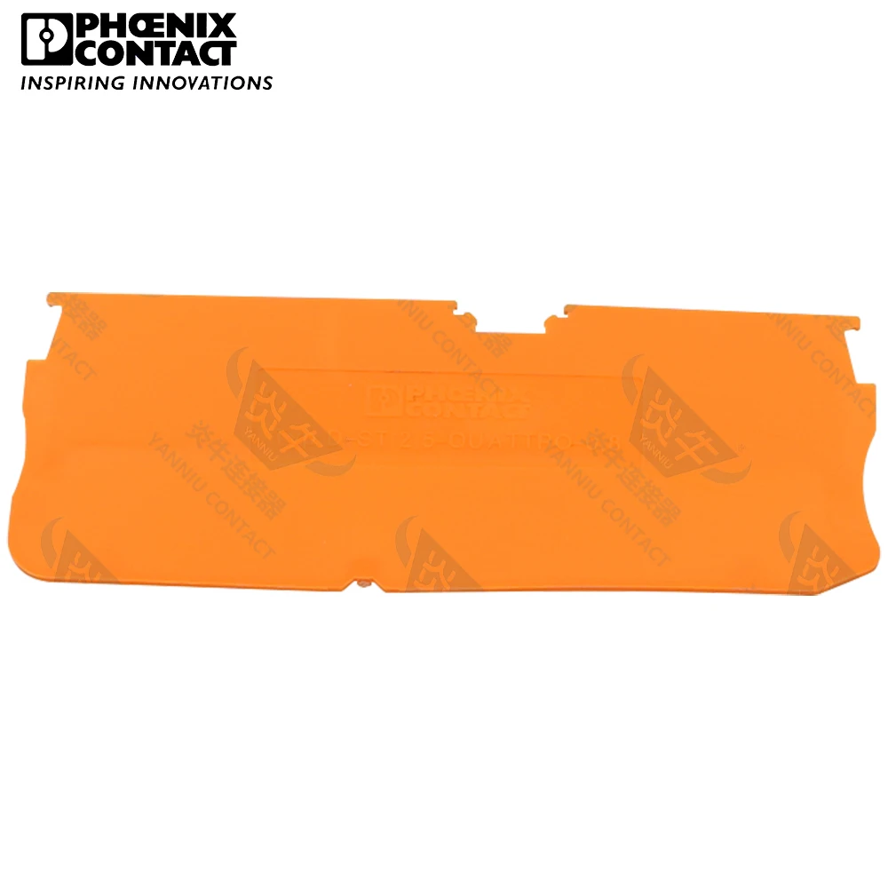 Phoenix Contact PLUG-IN Din Rail Screwless Terminal Blocks D-ST 2.5 QUATTRO 0.8 OG 3030513 Accessories End Cover For PT 2.5
Phoenix Contact PLUG-IN Din Rail Screwless Terminal Blocks D-ST 2.5 QUATTRO 0.8 OG 3030513 Accessories End Cover For PT 2.5