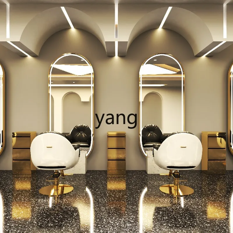 Yjq Hair Salon Dressing Table Marble Foundation Single-Sided Floor Mirror Simple Fashion Barber Beauty Shop Dedicated
Yjq Hair Salon Dressing Table Marble Foundation Single-Sided Floor Mirror Simple Fashion Barber Beauty Shop Dedicated