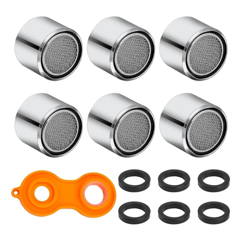 6 Pcs Faucet Filters with Wrench Set Kitchen Water Tap Aerator Water Saving Faucet Filter Bathroom Sink Aerator Durable Dropship
6 Pcs Faucet Filters with Wrench Set Kitchen Water Tap Aerator Water Saving Faucet Filter Bathroom Sink Aerator Durable Dropship