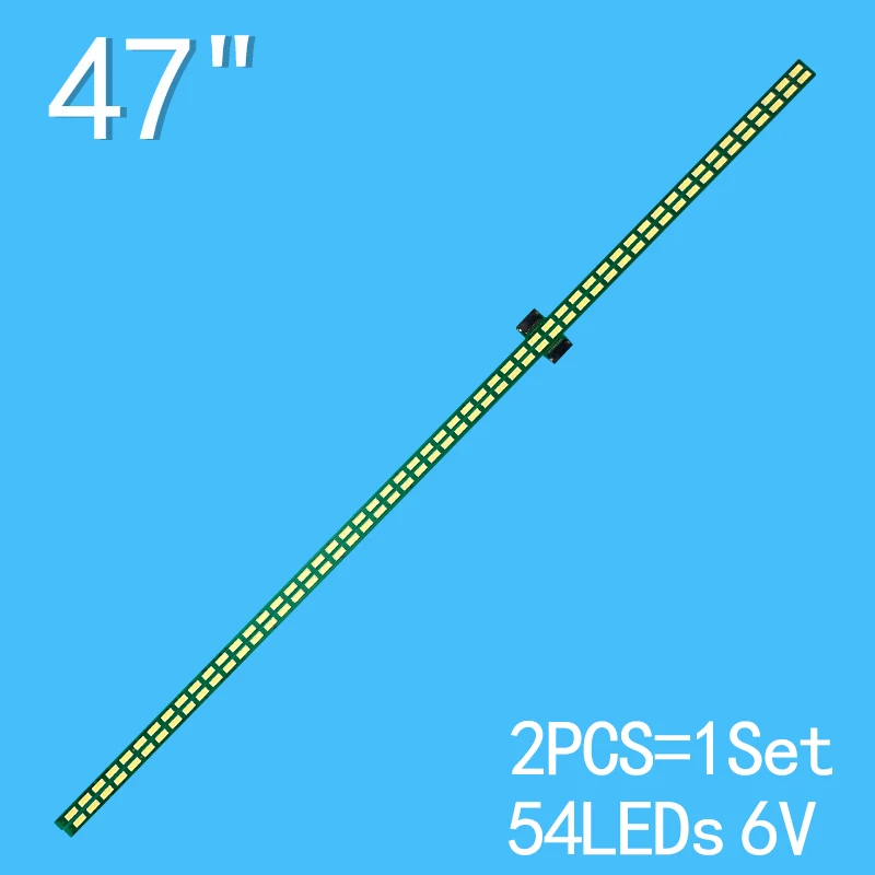 2pcs Led Tv Backlights Strip For LG 47inch 6922L-0021A 6916L-0823A 6916L-0824A 47LM6700-CE LG47LM761S 47E800A 47LA660S 47LA690S
2pcs Led Tv Backlights Strip For LG 47inch 6922L-0021A 6916L-0823A 6916L-0824A 47LM6700-CE LG47LM761S 47E800A 47LA660S 47LA690S