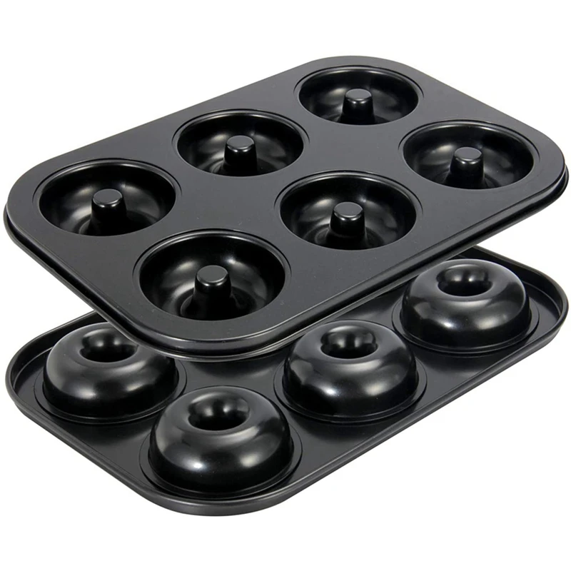 Mini Donut Pan 2 Piece Pack 6-Sided Donut Baking Pan High-Grade Carbon Steel Donut Mould
Mini Donut Pan 2 Piece Pack 6-Sided Donut Baking Pan High-Grade Carbon Steel Donut Mould