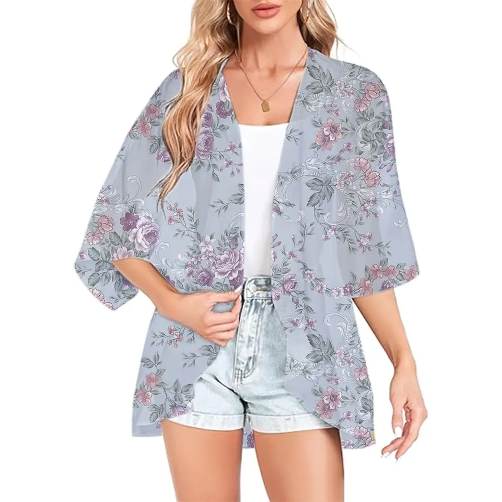 2023 Women'S Summer New Loose Kimono Hawaiian Chiffon Cardigan Cardigan Bohemian Chiffon Flower Beach Covered Beach Tops
2023 Women'S Summer New Loose Kimono Hawaiian Chiffon Cardigan Cardigan Bohemian Chiffon Flower Beach Covered Beach Tops