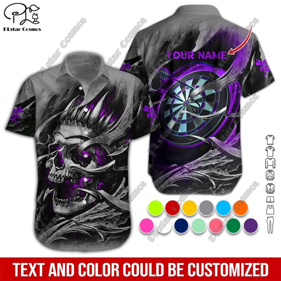 PLstar Cosmos 3D Printing Custom Name Archery Club Uniform Summer Short Sleeve Shirt Men and Women Skull Throwing Training
PLstar Cosmos 3D Printing Custom Name Archery Club Uniform Summer Short Sleeve Shirt Men and Women Skull Throwing Training