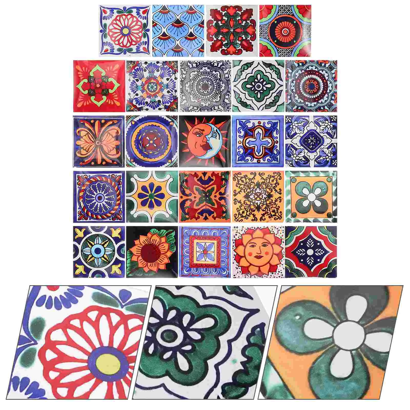 24 листа, винтажные наклейки на плитку, для кухни, для стен, ванной, водостойкая отделка, ПВХ напольная плитка 
24 листа, винтажные наклейки на плитку, для кухни, для стен, ванной, водостойкая отделка, ПВХ напольная плитка