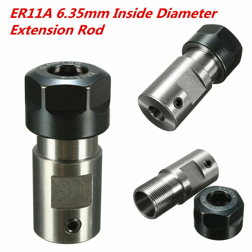 6.35mm 1/4" ER11 Collet Chuck Tool Holder Shank Diameter 16mm CNC Milling Motor Shaft Extension Rod ER Electric Spindle Connect
6.35mm 1/4" ER11 Collet Chuck Tool Holder Shank Diameter 16mm CNC Milling Motor Shaft Extension Rod ER Electric Spindle Connect