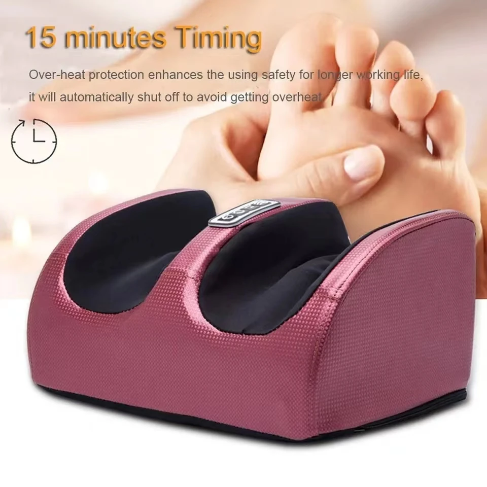 

Electric Foot Leg Massager Shiatsu Therapy Infrared Heating Calf Leg Kneading Roller Relax Deep Muscles Pain Relief Foot