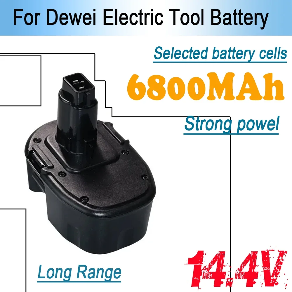 For Dewalt 14.4V 6800mAh Battery xrp Ni-MH for Replacement DC9091 DW9091 DW9094 DE9031 DE9038 DE9091 DE9092 Cordless Power Tools
For Dewalt 14.4V 6800mAh Battery xrp Ni-MH for Replacement DC9091 DW9091 DW9094 DE9031 DE9038 DE9091 DE9092 Cordless Power Tools