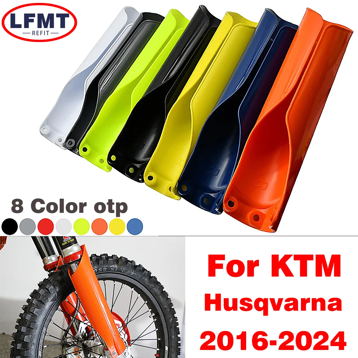 Motorcycle Fork Protection Shock Absorber Guard Cover Parts For KTM EXC EXC-F SX SXF XC XCW XCF-W 125 250 300 350 500 2016-2024
Motorcycle Fork Protection Shock Absorber Guard Cover Parts For KTM EXC EXC-F SX SXF XC XCW XCF-W 125 250 300 350 500 2016-2024