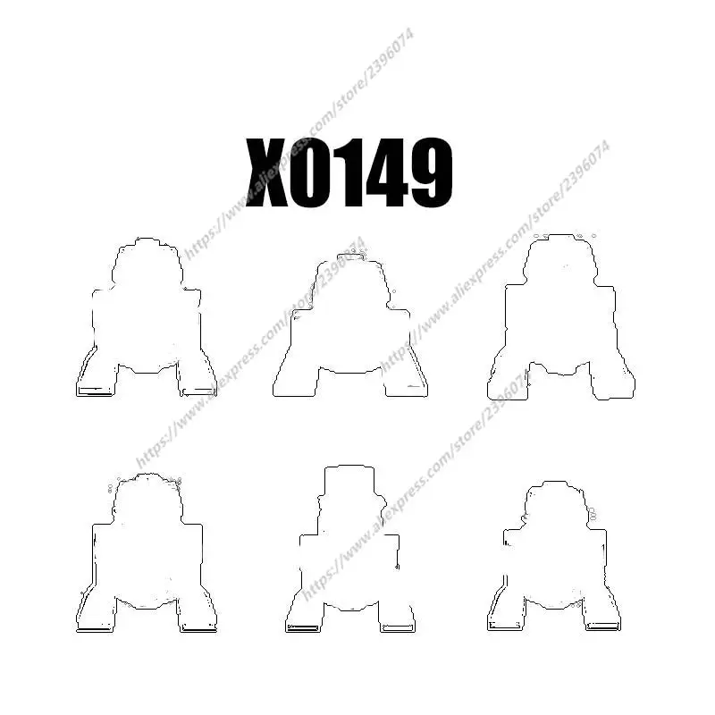 X0149 Action Figures Movie accessories Building Blocks Bricks toys XH525 XH526 XH527 XH528 XH529 XH530
X0149 Action Figures Movie accessories Building Blocks Bricks toys XH525 XH526 XH527 XH528 XH529 XH530