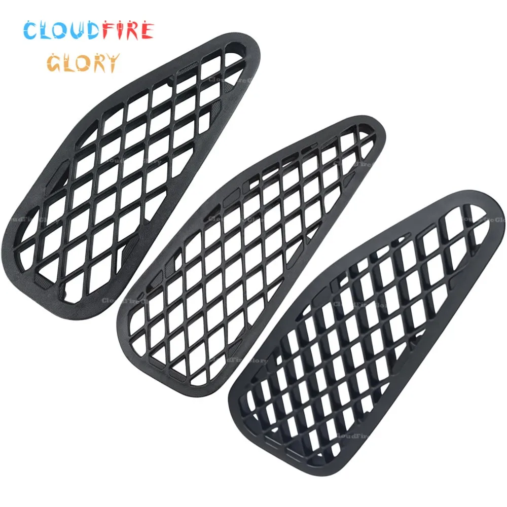 

For Toyota FJ Cruiser 1 Set Left Right MIddle Heater Duct Hole Cover Air Cowl Grille Black 55791-35010 55792-35010 55793-35010