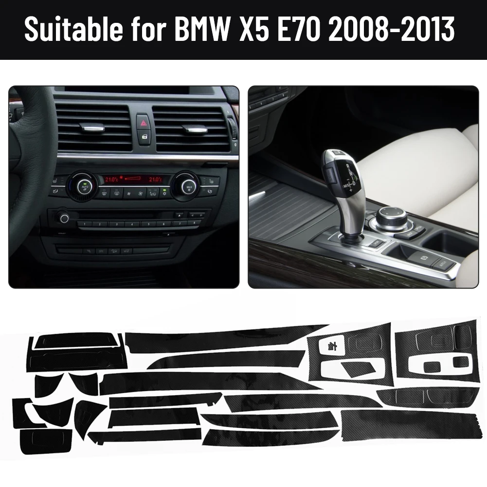 1 Set Carbon Fiber Interior Cover Sticker High Quality 3D Glos Suitable For BMW X5 E70 2008-2013(Right-hand Drive) Wrap Trim
1 Set Carbon Fiber Interior Cover Sticker High Quality 3D Glos Suitable For BMW X5 E70 2008-2013(Right-hand Drive) Wrap Trim