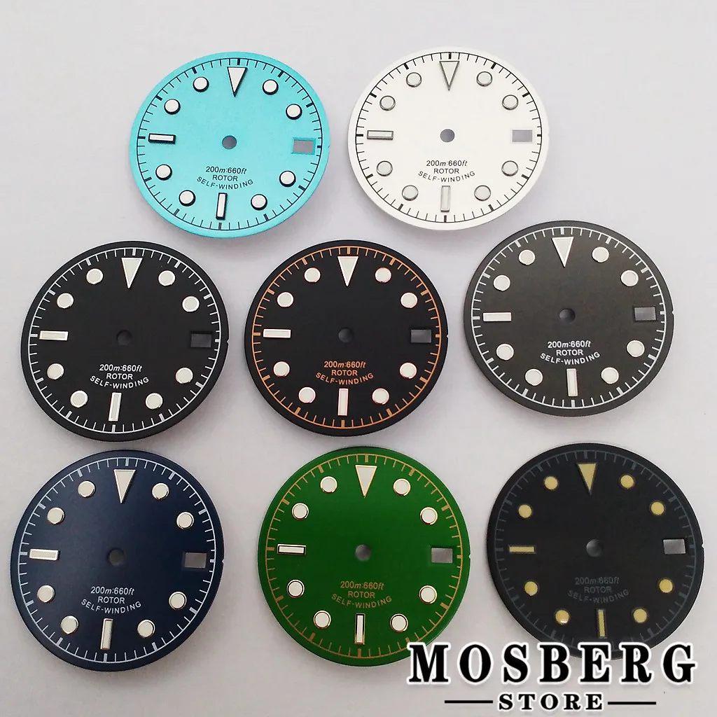 28.5mm Watch Dial With Date Window Sterile Black Blue For NH35 NH35A Watches Automatic Movement Accessory Parts
28.5mm Watch Dial With Date Window Sterile Black Blue For NH35 NH35A Watches Automatic Movement Accessory Parts