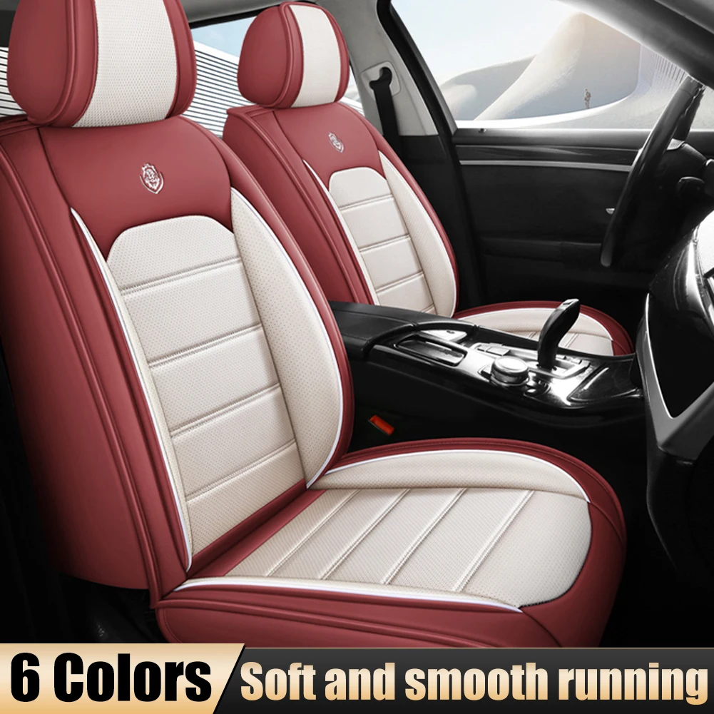 PU Leather Front Car Seat Covers Airbag Compatible Four Season Universal Fit Most Car SUV Car Accessories Full Set Car SeatCover
PU Leather Front Car Seat Covers Airbag Compatible Four Season Universal Fit Most Car SUV Car Accessories Full Set Car SeatCover