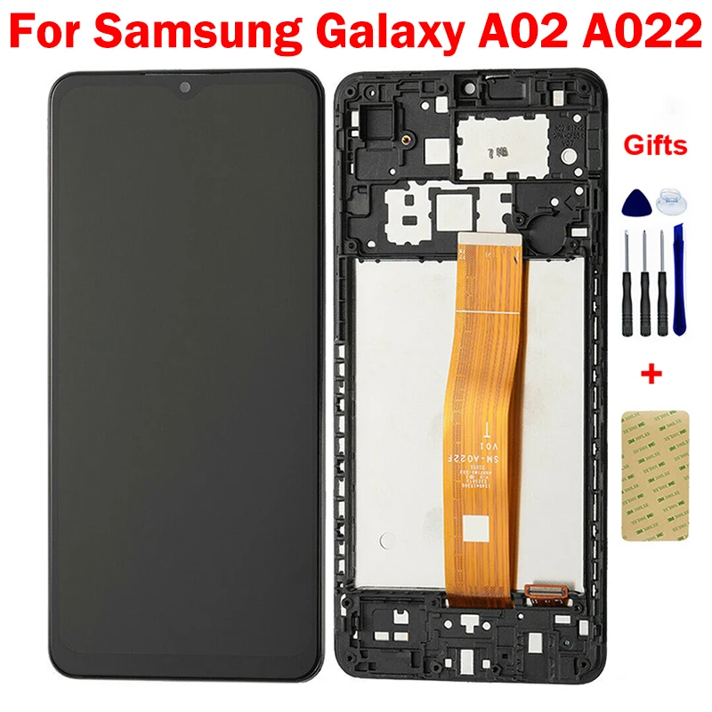 ЖК-дисплей для Samsung Galaxy A02 A022 A022F A022G A022M, панель с матрицей и сенсорным экраном, дигитайзер, датчик в сборе, рамка
ЖК-дисплей для Samsung Galaxy A02 A022 A022F A022G A022M, панель с матрицей и сенсорным экраном, дигитайзер, датчик в сборе, рамка