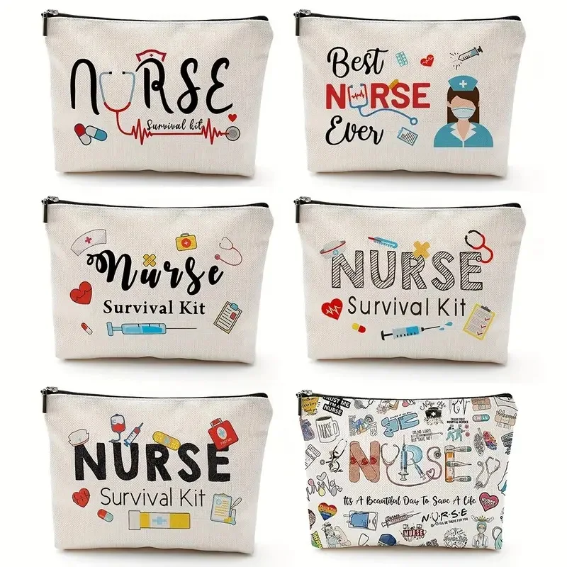 6pcs 2024 New Creative Canvas bags for Nurse Cartoon Large Capacity Survival Kit Cosmetic Bag Gift for Friends cosmetic bags
6pcs 2024 New Creative Canvas bags for Nurse Cartoon Large Capacity Survival Kit Cosmetic Bag Gift for Friends cosmetic bags