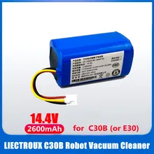 (For C30B) 14.4v Battery for LIECTROUX C30B E30 Robot Vacuum Cleaner, 2600mAh lithium cell Cleaning Tool Parts
(For C30B) 14.4v Battery for LIECTROUX C30B E30 Robot Vacuum Cleaner, 2600mAh lithium cell Cleaning Tool Parts