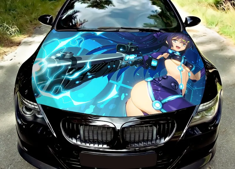 Car hood wrap decal, sexy anime, gun, pistol, girl Blue, vinyl, sticker, graphic, truck decal, truck graphic, bonnet decal
Car hood wrap decal, sexy anime, gun, pistol, girl Blue, vinyl, sticker, graphic, truck decal, truck graphic, bonnet decal
