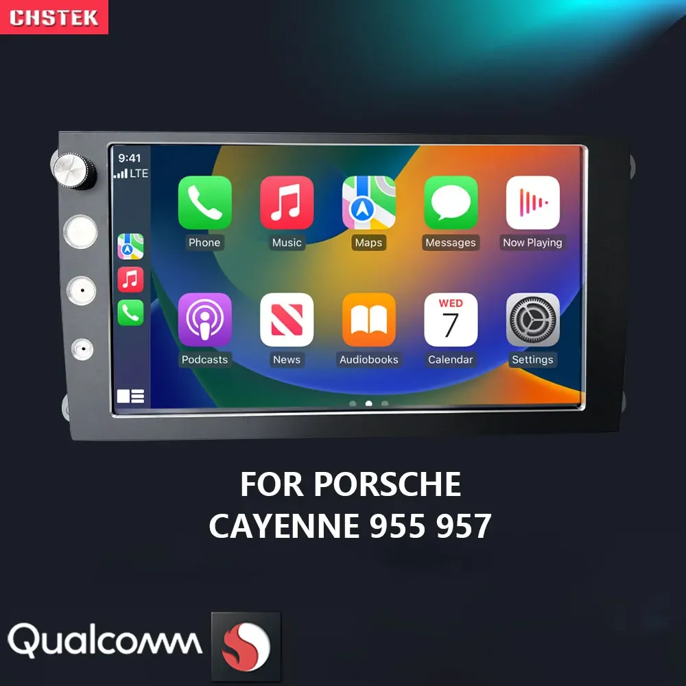 CHSTEK Android 13 Car Radio Carplay Navigation For Porsche Cayenne 955 957 9PA 2002-2010 Qualcomm Blurtooth WIFI 4G Auto Stereo
CHSTEK Android 13 Car Radio Carplay Navigation For Porsche Cayenne 955 957 9PA 2002-2010 Qualcomm Blurtooth WIFI 4G Auto Stereo