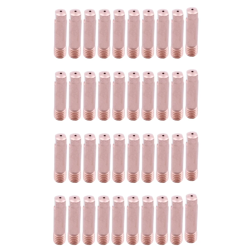 40Pcs CO2 Mig Contact Tips 0.8X25mm For MB15 15AK Mig Welding Torch Consumables Accessories
40Pcs CO2 Mig Contact Tips 0.8X25mm For MB15 15AK Mig Welding Torch Consumables Accessories