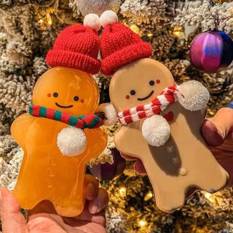 Christmas Gingerbread Man Water Cup Portable Milk Tea Botter Cute Shaker Drinking Bottle Plastic Water Pot Christmas Gift
Christmas Gingerbread Man Water Cup Portable Milk Tea Botter Cute Shaker Drinking Bottle Plastic Water Pot Christmas Gift