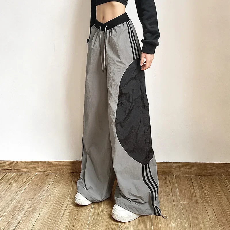 Y2K Baggy Cargo Pants Women Streetwear Baggy Elastic High Waist Sweatpants Harajuku Hip Hop Straight Wide Leg Pants Gray Pants
Y2K Baggy Cargo Pants Women Streetwear Baggy Elastic High Waist Sweatpants Harajuku Hip Hop Straight Wide Leg Pants Gray Pants