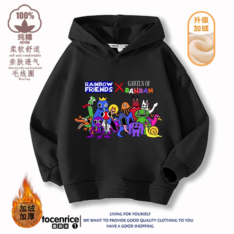GARTEN OF BANBAN And Rainbowd Friends Hoodies Boys Girls Sweatshirts Autumn Winter Hoodie Children Sweatshirt Clothes for Kids
GARTEN OF BANBAN And Rainbowd Friends Hoodies Boys Girls Sweatshirts Autumn Winter Hoodie Children Sweatshirt Clothes for Kids