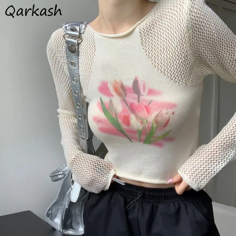 Короткие женские футболки, летняя Милая острая Женская ажурная корейская модная уличная одежда, дизайнерская Солнцезащитная одежда, повседневная Милая облегающая одежда
Короткие женские футболки, летняя Милая острая Женская ажурная корейская модная уличная одежда, дизайнерская Солнцезащитная одежда, повседневная Милая облегающая одежда