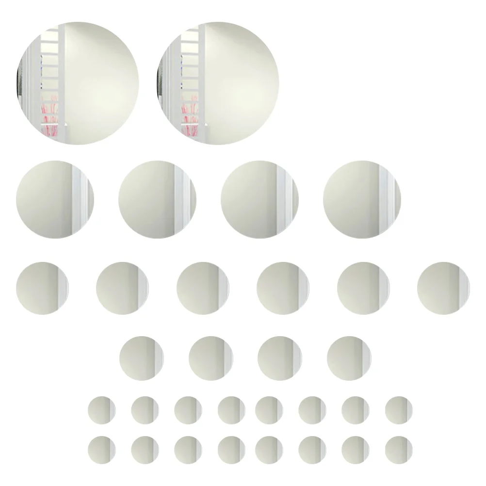 30PCS Round Mirror Wall Sheet Tiles Removable Mirror Setting Sticker for Home Living Room Bedroom Decor
30PCS Round Mirror Wall Sheet Tiles Removable Mirror Setting Sticker for Home Living Room Bedroom Decor