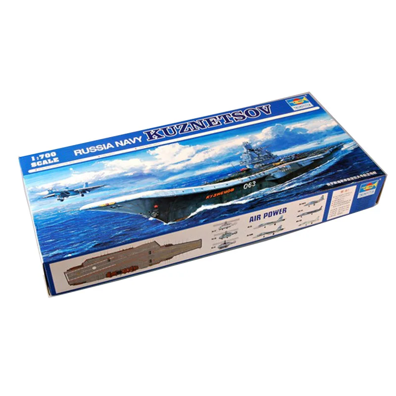 Trumpeter 05713 1/700 Scale Russian Admiral Kuznetsov Aircraft Carrier Ship Toy Hobby Assembly Plastic Toy Model Building Kit
Trumpeter 05713 1/700 Scale Russian Admiral Kuznetsov Aircraft Carrier Ship Toy Hobby Assembly Plastic Toy Model Building Kit