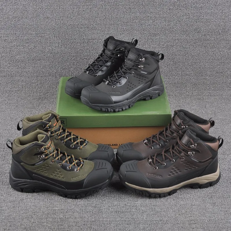 Rockland Men`s anti-slip breathable waterproof hiking boots mens shockproof mountaineering trekking camping walking boots
Rockland Men`s anti-slip breathable waterproof hiking boots mens shockproof mountaineering trekking camping walking boots