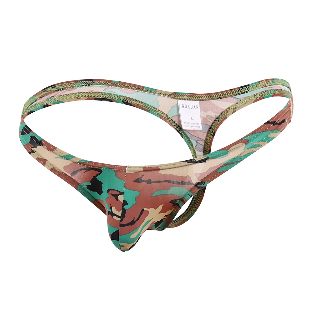 Hot Men's Camoufalge Thong Low Rise T-back G-String Underpants Soft Seamless Comfortable Bikini Briefs Man 3D Pouch Underwear A5
Hot Men's Camoufalge Thong Low Rise T-back G-String Underpants Soft Seamless Comfortable Bikini Briefs Man 3D Pouch Underwear A5