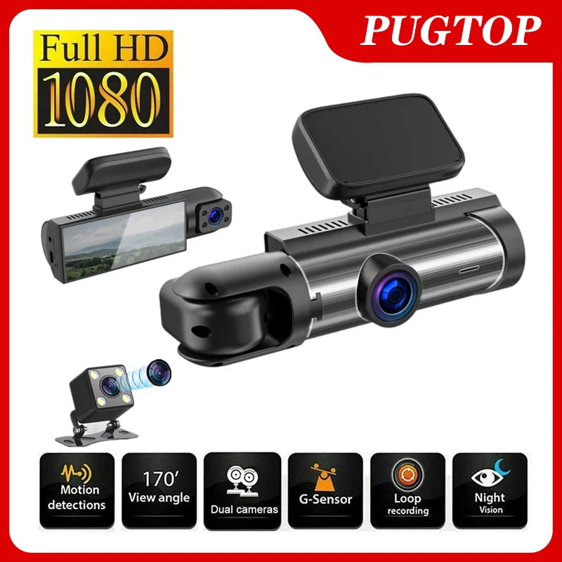 1080P Wifi Dash Cam for Cars Dual Camera Front Inside Or Front Rear Car Camera IR Night Vision Loop Recording Car Dvr Camera New
1080P Wifi Dash Cam for Cars Dual Camera Front Inside Or Front Rear Car Camera IR Night Vision Loop Recording Car Dvr Camera New